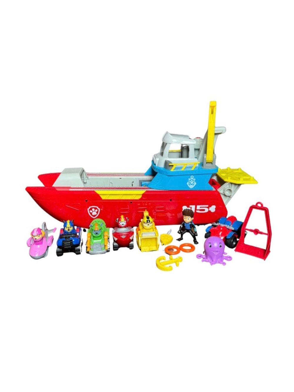 PAW Patrol Sea Patroller with 5 Bonus Sea Rescue Vehicles